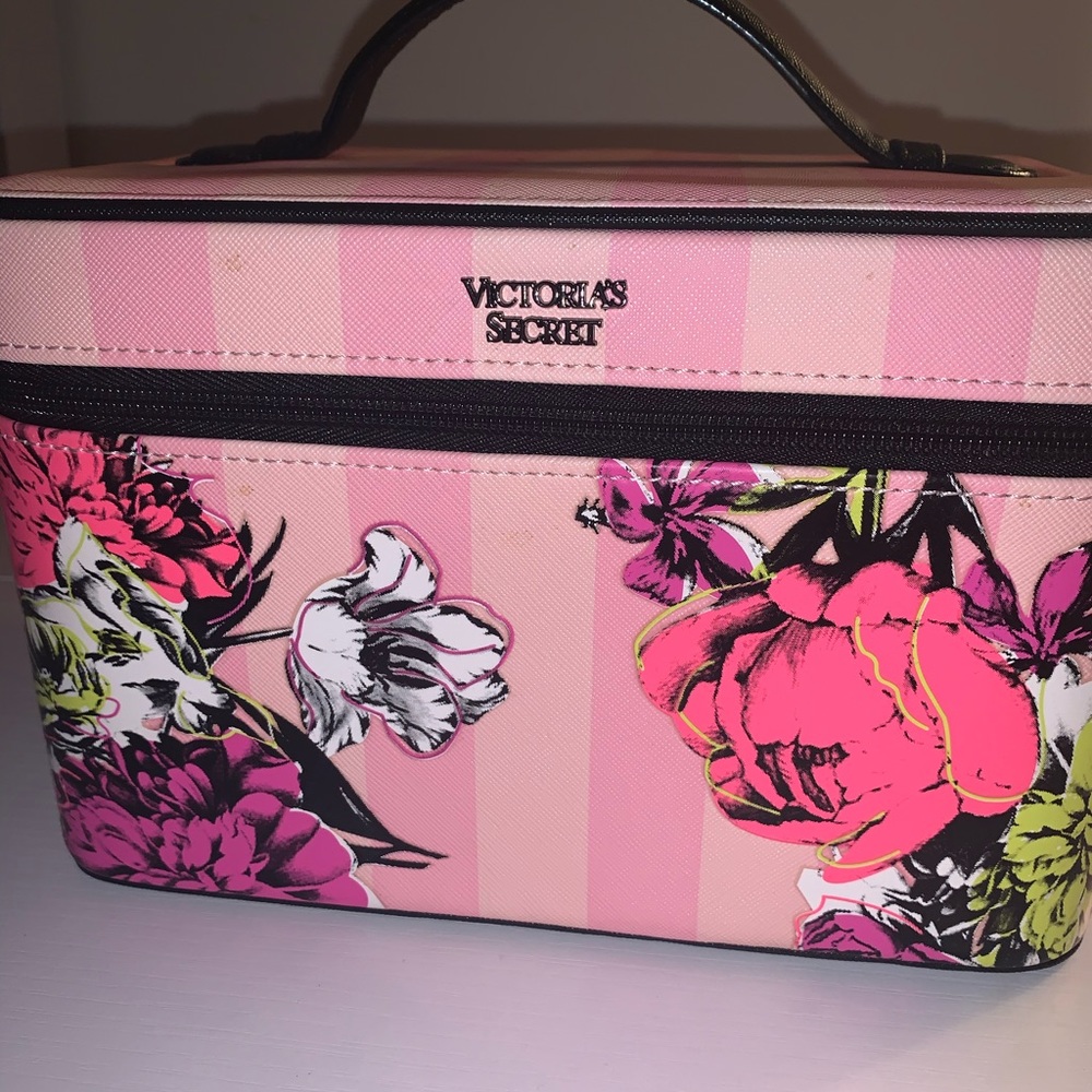 Victoria Secret 3-in1 Floral Makeup Bag